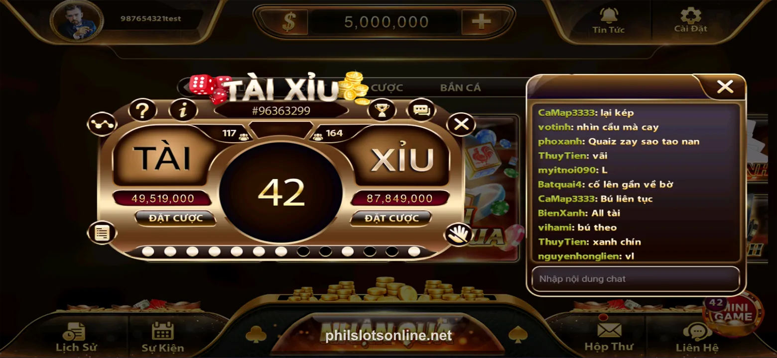 Philslot Game Selection